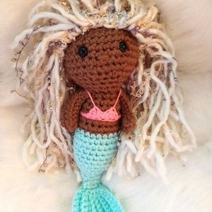 Hand made mermaid doll